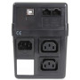ИБП Powercom BNT-600AP, Lin.int., AVR, 2 x IEC, USB, пластик (00210085)