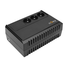 Джерело безперебійного живлення NJOY Renton 650 (UPLI-LI065RE-CG01B) Lin.int., AVR, 3 x евро, пластик