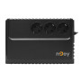 Джерело безперебійного живлення NJOY Renton 650 (UPLI-LI065RE-CG01B) Lin.int., AVR, 3 x евро, пластик