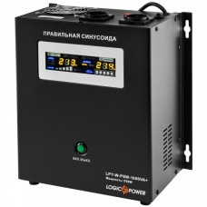 ИБП LogicPower LPY-W-PSW-1000VA+ (700Вт), Lin.int., AVR, 2 х Schuko, металл (LP4144)