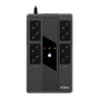 ИБП NJOY Token 600 (UPCSBLS660TTOAZ01B), Lin.int., 8 x Schuko, USB, пластик