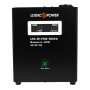 ИБП LogicPower LPA-W-PSW-500VA (350Вт)2A/5A/10A, Lin.int., AVR, 1 x евро, LCD, металл, с правильной синусоидой 12V, настенный