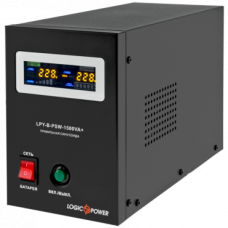 ИБП LogicPower LPY-B-PSW-1500VA+ (1050Вт)10A/15A, Lin.int., AVR, 2 x евро, металл