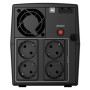 ИБП NJOY Keen 1000, Lin.int., AVR, 4 x евро, USB, пластик