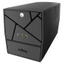 ИБП NJOY Keen 1000, Lin.int., AVR, 4 x евро, USB, пластик