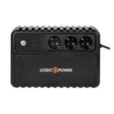 ИБП LogicPower LP-U600VA-3PS, Lin.int., AVR, 3 x евро, пластик