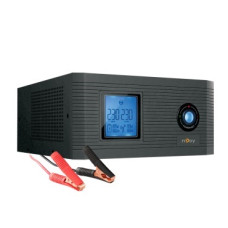 ИБП NJOY Aira 600 (UPCSTLP860TAICP01B), Lin.int., 2 x Schuko, LCD, пластик