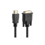 Кабель ProLogix (PR-HDMI-DVI-P-01-30-05m) Premium HDMI-DVI M/M Single Link, 18+1, V1.3, 0,5м