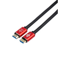Кабель Atcom (24915) HDMI-HDMI ver 2.0, 4K, 15м Red/Gold, пакет