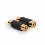 Аудио-соединитель Cablexpert (A-2RCAFF-01) 2xRCA-2xRCA