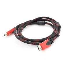Кабель Merlion (YT-HDMI(M)/(M)NY/RD-20m/08280) HDMI-HDMI, 20м Black/Red, пакет