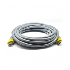 Кабель Merlion (YT-HDMI(M)/(M)HSV2.0-10m/10125) HDMI-HDMI, 10м, Grey/Yellow, пакет