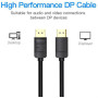 Кабель Vention DisplayPort-DisplayPort, 1 m, v1.2, Black (HACBF)