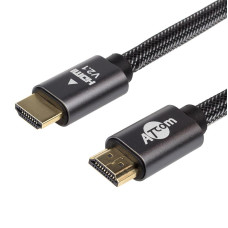 Кабель Atcom (AT23720) Premium HDMI-HDMI ver 2.1, 4К, 20м, Black, пакет
