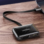 Адаптер Ugreen CM303 USB Type-C - HDMI+VGA, Black (70549)