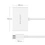 Адаптер Ugreen MM123 USB Type-C - HDMI+VGA, White (30843)
