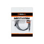 Аудио-кабель REAL-EL Audio Pro (EL123500041) mini-jack 3.5мм(M)-mini-jack 3.5мм(F) 1м, черный