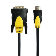 Кабель Maxxter (CCBP-HDMI-DVI-1.8) HDMI-DVI, 1.8м, позолоч., черный