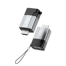 Адаптер XO HDMI - VGA (M/F), Black/Grey (GB014-HDMIVGA.tranish)