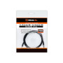 Аудио-кабель REAL-EL Audio Pro (EL123500040) mini-jack 3.5мм(M)-mini-jack 3.5мм(M) 1м, черный