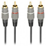 Кабель Cablexpert (CCAP-202-2.5M) 2RCA-2RCA, 2.5м, Black