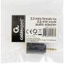 Адаптер Cablexpert (A-3.5F-2.5M) 2.5 mm M - 3.5 mm F, черный