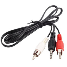 Кабель Piko (1283126473906) AUX 3.5mm M-2xRCA M, 3м Black