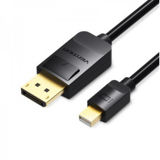 Кабель Vention MiniDisplayPort-DisplayPort, v1.2, 2 m, Black (HAABH)