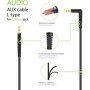 Аудіо-кабель Intaleo CBFLEXAL 3.5 мм - 3.5 мм (M/M), 1.2 м, L-type Black (1283126559594)