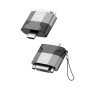 Адаптер XO HDMI-DVI (M/F) Black/Grey (GB013-HDMIDVI.tranish)