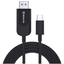 Кабель REAL-EL CHD-180 (EL123500044) USB Type-C-HDMI, 1.8м Black