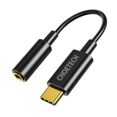 Адаптер Choetech USB Type-C - 3.5 mm, Black (AUX003-BK)