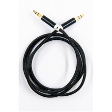 Аудио-кабель Dengos mini-Jack 3.5 mm(M)-mini-Jack 3.5 mm(M) 1м, Black (AUDIO-NTK-BLACK)