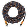 Кабель Grand-X (HDN10-4K) HDMI-HDMI, 4K, Cu, нейлон. оплетка, 10м