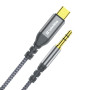 Адаптер ColorWay USB Type-C - 3.5 мм (M/M), 1.2 м, Gray (CW-CBPDJ071-G)