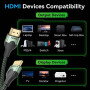 Кабель Vention HDMI - HDMI V 2.1 (M/M), 3 м, Green (ALOGI)