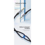 Кабель Vention Audio 3.5 mm - 3.5 mm 1.5 m, Metal Type, Silver (BAQHG)