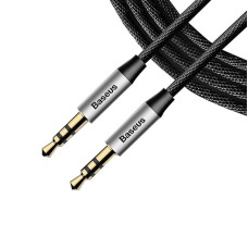 Аудио-кабель Baseus (CAM30-CS1) Yiven M30 3.5мм-M/3.5 мм-M, 1.5м, Silver/Black