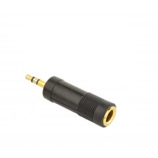Адаптер Cablexpert (A-6.35F-3.5M) F 6.35 мм / M 3.5 мм, черный