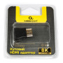 Адаптер Cablexpert HDMI - HDMI V 2.1 (F/M), Black (AP-HDMI8K270-FML)