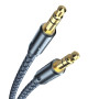 Аудіо-кабель Essager Monster 3.5 мм - 3.5 мм (M/M), 1.2 м, Blue (EYP35-DY0G)