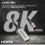 Адаптер Promate USB Type-C - HDMI (M/F) MediaLink-8K Grey