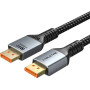 Кабель Cabletime DisplayPort - DisplayPort v2.1 (M/M), 16K, 1 м Black (CD13H)