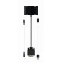 Адаптер Cablexpert (A-VGA-HDMI-02) VGA-HDMI/VGA+Аудіо 3,5, 0.15м
