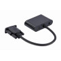 Адаптер Cablexpert (A-VGA-HDMI-02) VGA-HDMI/VGA+Аудіо 3,5, 0.15м