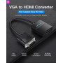 Адаптер Vention VGA-HDMI, 0.2 m, со звуком и питанием (ACNBB)