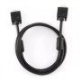 Кабель Cablexpert (CCB-PPVGA-1.5M) VGA-VGA, M/M, двойное экранир., с 2-мя феррит, 1.5м, черный