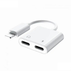Адаптер Remax RL-LA07i Concise 2-in-1 Lightning(M) to Dual Lightning(F) White (6972174150529)