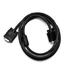 Кабель Gresso V4003 VGA - VGA (M/M), с 2-ма фер. кільцями, 5м, Black (2000700002296)