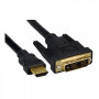 Кабель мультимедийный HDMI to DVI 18+1pin M, 4.5m Cablexpert (CC-HDMI-DVI-15)